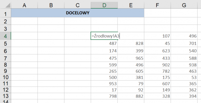 Excel Pobieranie Danych Z Innego Arkusza Poradnik Excel 1114