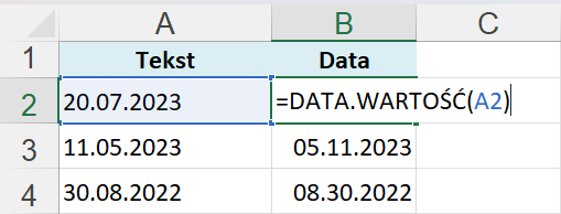 Format Daty W Excelu Poradnik Excel 4610